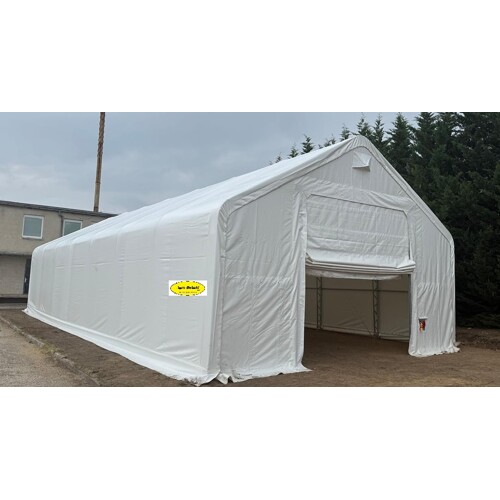 264027DP - Plachtová hala - 8m x 12,2m x 5,18m - VOJENSKÁ ZELENÁ