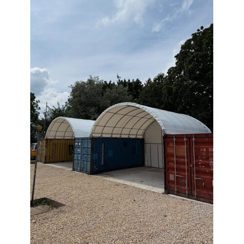 C2640 - 8m x 12m x 3m - 750g/m2 - bílý - 2m arch space