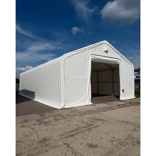 PP3312020DP - Plachtová hala - 10m x 36,6m x 6,1m - BÍLÁ