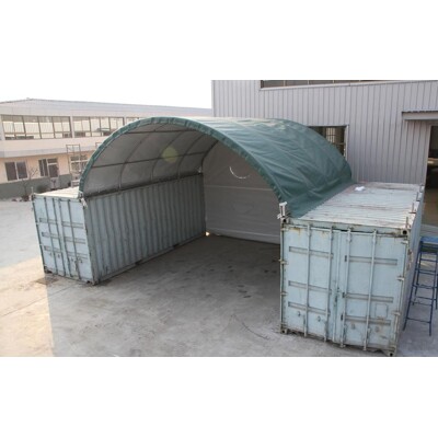 C2040 - 6m x 12m x 2m - 750g/m2 - vojenská zelená