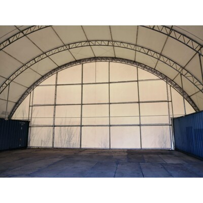 C3340S 10m x 12m x 3,6m - 900g/m2 - bílá - 2m arch space