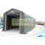 Plachtová garáž na autobus/nákladní automobil 5,5m x 15m x 5,8m - 900g/m2 - Vojenská zelená